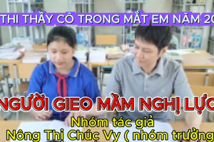 NGƯỜI GIEO MẦM NGHỊ LỰC